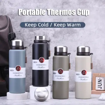 Thermos Vacuum Insulated Teapot with Strainer 700ml Light Gray TTE-700 LGY