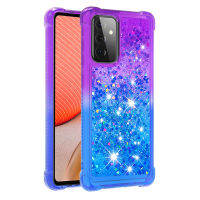 สำหรับ Samsung A73เคส5G,เคสกลิตเตอร์ผู้หญิงเด็กผู้หญิงของเหลวไหลกันชน TPU อ่อนกันกระแทกสำหรับ Samsung A53 5G, A33 5G, A13 5G, A01 Core, A32 5G 4G a52 4G 5G A71 5G 4G A51 5G 4G A42 5G