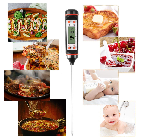 food-thermometer-ทีวัดอุณหภูมิอาหาร-ขนาด-24cm-ทีวัดอุณหภูมิกาแฟ-เทอร์โมมิเตอร์-เครื่องวัดอุณหภูมิแบบสแตนเลส-24cm-t1826