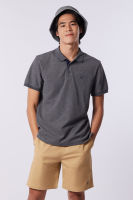 ESP เสื้อโปโลลายเฟรนช์ชี่  ผู้ชาย สีเทา | Frenchie Polo Shirt  | 3240