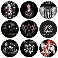 Andy Biersack veil brides bvb Icons Pins Badge Decoration Brooches Metal Badges For Clothes Backpack Decoration 58mm Fashion Brooches Pins