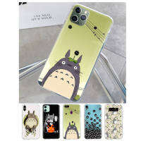 T-63 Cute Totoro โปร่งใส อ่อนนุ่ม ซิลิโคน TPU เคสโทรศัพท์ หรับ VIVO V25E Y12 Y02S Y33S Y11S Y31 Y21S Y12S Y15 Y51A V25 Y35 X80 Y02 Y11 Y51 Y17 Y21 Y22S Y01 Y16 Pro