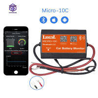 การตรวจสอบแบตเตอรี่บลูทูธ MICRO-10 C D รุ่นใหม่บลูทูธ12โวลต์รถ Voltmetery ตรวจสอบทดสอบศัพท์แสดงสำหรับรถ