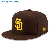 ❖■ Donna Reed The new San Diego padres baseball hat flat hat tide of men and women with hip-hop leisure street dance brown