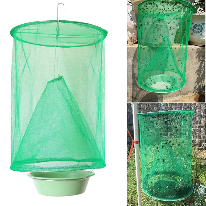 TAC Foldable Ranch Fly Trap Reusable Fly Trap Catch For Outdoor Farm ...