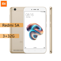 Brand New Xiaomi Redmi 5A โทรศัพท์มือถือ3GB 32GB สมาร์ทโฟน3000Mah แบตเตอรี่425 Dragon โทรศัพท์มือถือ Processor