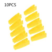 【YF】 10Pcs Micro Car Fuse Puller Clip Yellow Plastic Automobile Tool Plier Tweezers Installation  Extractor