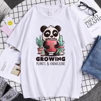 T Shirt Growing Panda Kawaii Cute Shirts For Men Short Sleeve Comfortable Casual Harajuku Tshirt Fashion Clothing Mens S-4XL-5XL-6XL
