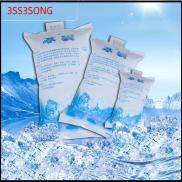 3SS3SONG Dày lên Phun nước Giữ thức ăn Làm lạnh Gel khô Cây nước đá Túi