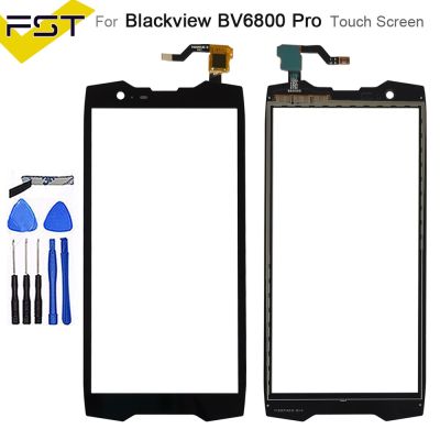 5.7 สีดำสำหรับ Blackview BV6800โปร Digitizer หน้าจอสัมผัส100% อะไหล่ที่ได้รับการทดสอบแผงกระจกสัมผัสเปลี่ยน
