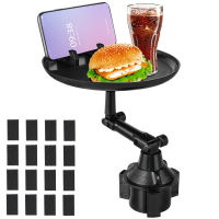 ที่วางแก้วในรถยนต์ Car Table Organizer Car Table For Eating Car Food Storage Rack W/ 360 ° Rotating Swivel Arm Multifunctional Car Food Tray Car Swivel Tray Enjoy Your Meal And Stay Organized Black Car Food Storage Rack