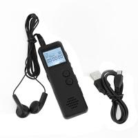 1Set Voice Recorder Digital Audio Voice Recorder Black with WAV,MP3 Player (0 GB)