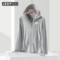 JEEP SPIRIT 11สีเสื้อแจ็คเก็ตตกปลาคู่ถอดออกได้,เสื้อกันแดดไอซ์ซิลค์ทน UV สำหรับใส่กลางแจ้งเสื้อโค้ทเดินทางเสื้อแจ็คเก็ตเดินป่า