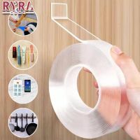 ↂ♗♟ Multipurpose Nano Tape Double Sided Tape Transparent Reusable Waterproof Adhesive Tapes Heat Resistant Kitchen Bathroom Supplies