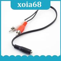 xoia68 Shop 3.5Mm Audio Cable Stereo Female To 2Rca Male Aux Audio Cable 2 Rca Y Adapter