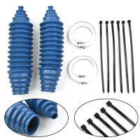 ใหม่ทนทานคุณภาพสูงที่มีประโยชน์ Gaiter Pinion Boot Kit Rack และ Pinion Steering Boot Replacement Universal Blue