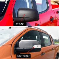 8x Carbon Fiber Rear View Mirror Housing Cover Cap -Side Door Mirror Cover for Ranger / Everest 2012-2021