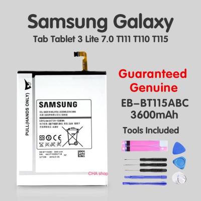 แบตเตอรี่ เดิม Samsung Galaxy Tab 3 Lite 7.0 SM-T111 T110 T115 T116 EB-BT111ABC 3600mAh พร้อมชุดถอด...