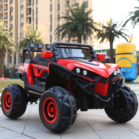 Ô tô xe điện địa hình xjl588 2 ghế 4 động cơ cho bé tự lái và điều khiển - ảnh sản phẩm 7