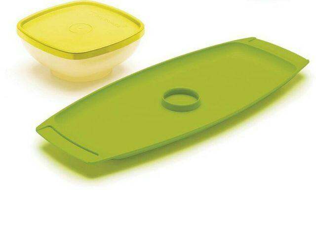 tupperware-จานเสิร์พ-พร้อมถ้วยกลางถอดได้