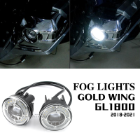 ปีกทอง GL1800 LED ไฟตัดหมอกชุดสำหรับฮอนด้า Goldwing 1800อุปกรณ์ขับรถโคมไฟ GL1800ทัวร์ DCT ถุงลมนิรภัยติดตั้งชิ้นส่วน