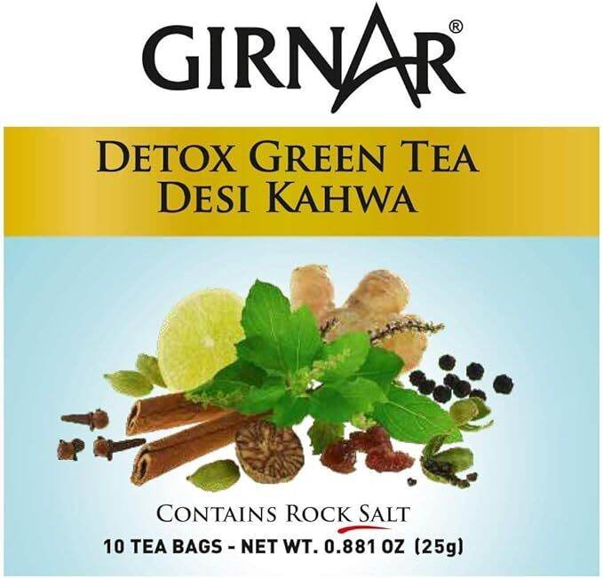 Girnar Detox Green Tea, 10 Sachet Pac Lazada.co.th
