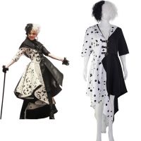 Plus SIZE Cruella De Ville Fancy Dress Ladies Fancy Dress Costume