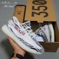 รองเท้าแฟชั่นอดิดาส Yeezy Boost 350 v2  Zebra  Hiend พร้อมกล่อง