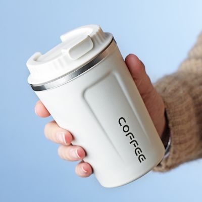 【High-end cups】 Termos สแตนเลสขวดเครื่องดื่มหม้อความร้อนขวดน้ำร้อนสำหรับกีฬายิมฉนวนถ้วยกาแฟเดินทางขวด