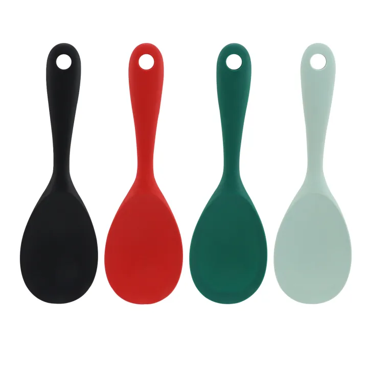 Rice Paddle Heat Resistant Silicone Rice Spoon Scoop NoStick Rice