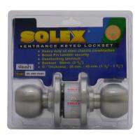 จัดส่งด่วน! ลูกบิดห้องน้ำ SOLEX 9500 SS-BK หัวกลม สีสเตนเลส SOLEX 9500 SS-BK STAINLESS STEEL BATHROOM KNOB มืออาชีพเรื่องประตู ประตูราคาถูก พร้อมเก็บเงินปลายทาง