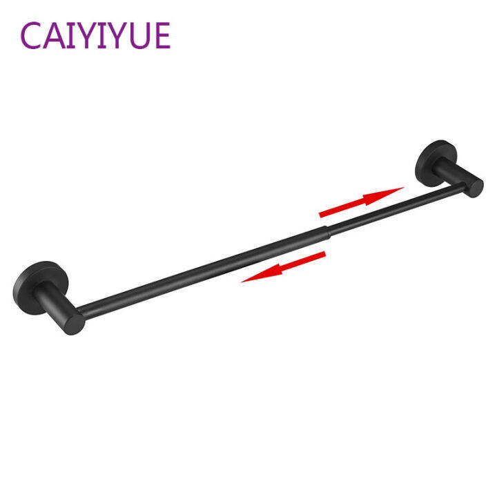 bathroom-towel-bar-wall-mounted-black-towel-rack-storage-rail-shelf-bathroom-accessories-40cm-70cm