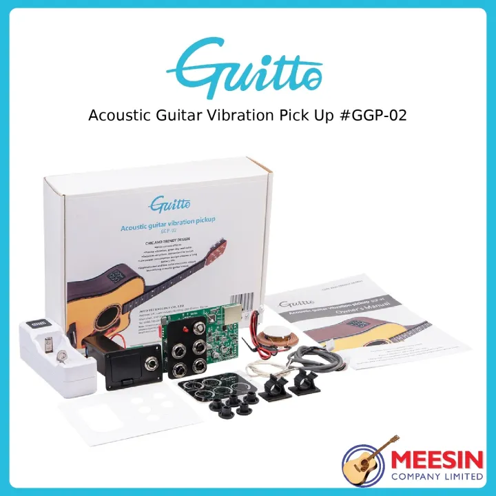 Guitto Acoustic Guitar Vibration Pick up รุ่น GGP-02 | Lazada.co.th