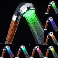 ไฟตกแต่งฝักบัวอาบน้ำ7สี Rgb 7ไฟ Led หลากสี