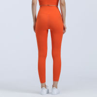 New Arrival 75 Nylon 25 Spandex Fintess Sports Pants Tights High Waist Sexy Yoga Leggings Women Running Trousers Gym Clothing