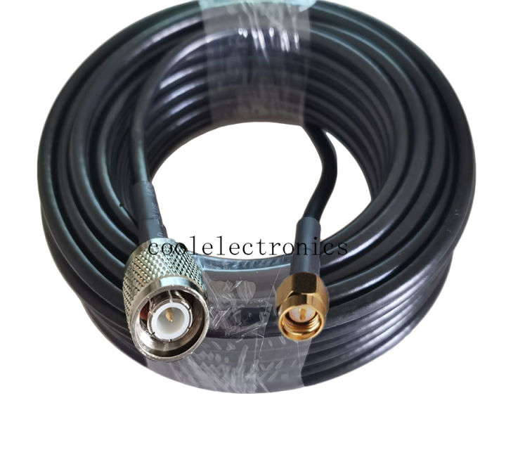 SMA Male to TNC Male Connector RF RG58 50-3 Coaxial Coax Pigtail Wires Cable 50ohm 50cm 1/2/3/5/10/15/20/30m