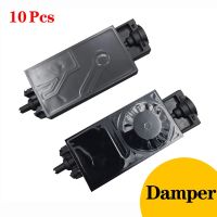 Damper Damper 10Pcs UV Ink Damper For Epson DX5 TX800 For Mimaki JV33 JV5 Dumper With Connector Copper Nut Compatible Solvent DX5 Ink Damper