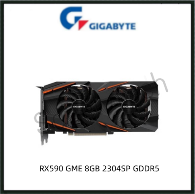 USED GIGABYTE RX590 GME 8GB 2304SP GDDR5 RX 590 Gaming Graphics Card GPU