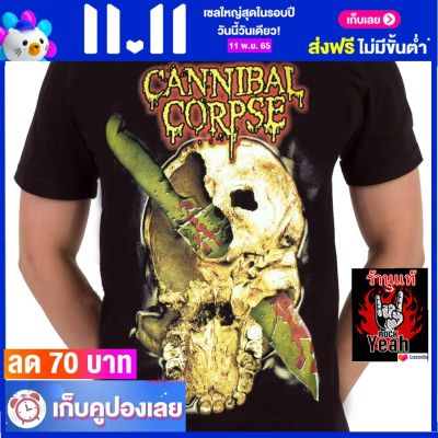 เสื้อวง CANNIBAL CORPSE เสื้อผ้าแฟชั่น Rock แคนนิเบิลคอปส์ ไซส์ยุโรป RDM682