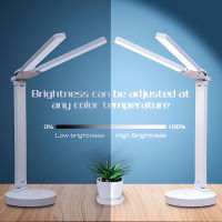 Desk Light Double-head Table Lamps College Dorm Bedroom Lamp Modern Eye Protection Table Lamp Lights Nordic Style Reading Lamp