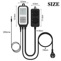 Regulator Tuya Cooling Thermoregulator ตัวควบคุมความร้อนซ็อกเก็ตเทอร์โมสตัท Smart Digital Control Wifi อุณหภูมิในครัวเรือน