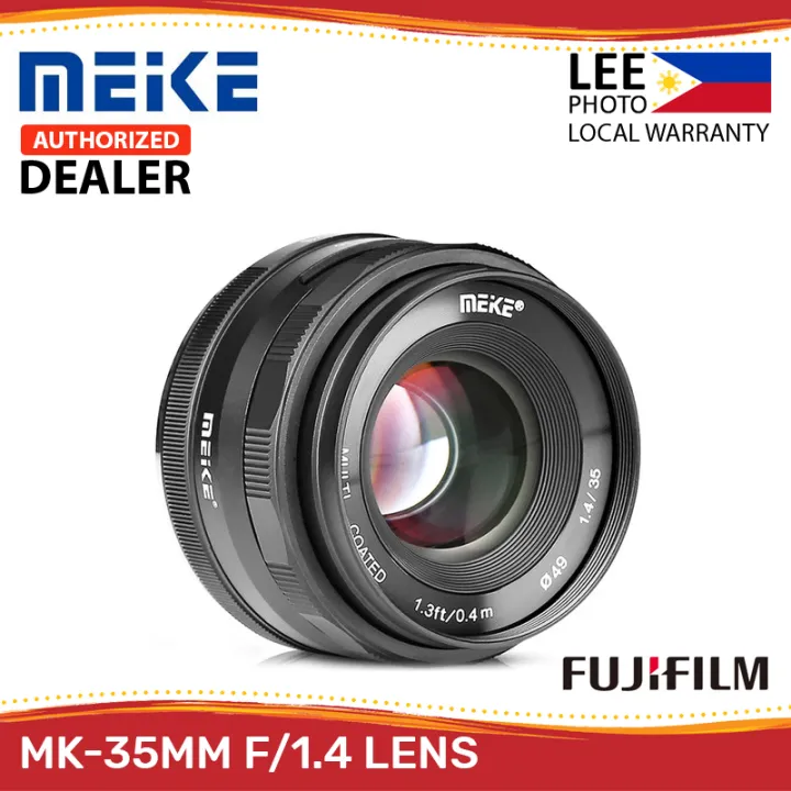 vals snelweg neutrale Meike Fuji 35mm F 1.4 Bokeh Lens for Fujifilm X-Mount Cameras (Lee Photo)  Manual Focus