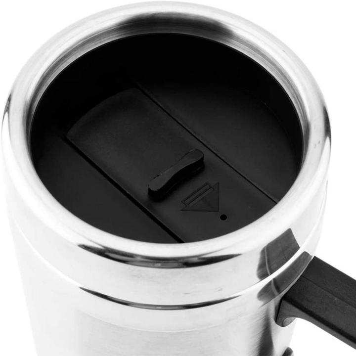 สปอตกรุงเทพฯ-500ml-ถ้วยความร้อนไฟฟ้า-12v-24v-สำหรับรถยนต์-แก้วเก็บความร้อน-ถ้วยทำความร้อนในรถ-12v-24v-water-heater-500ml-coffee-tea-boiling-heated-mug-water-heater-travel-kettle-for-car