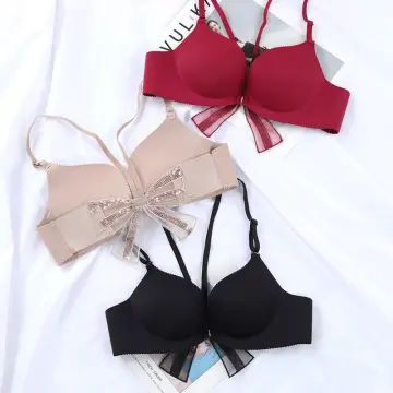 Women's fashion Sexy Seamless Front Closure Bra Butterfly
