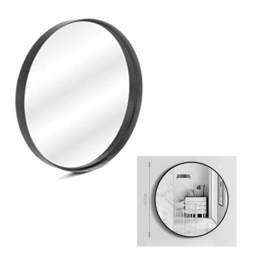 ROUNDMIRROR 002 40x40cm Wall Mount Mirror Art Toilet Bathroom Decor