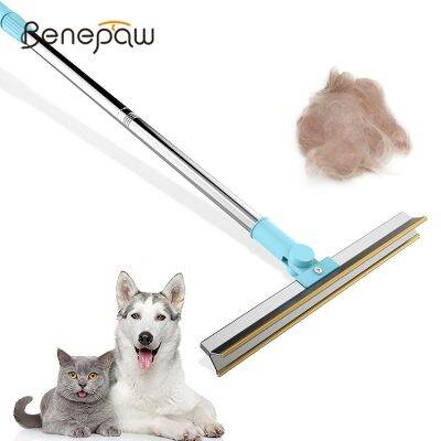 Benepaw คราดกำจัดขนสัตว์เลี้ยงเครื่องกำจัดขนสัตว์สุนัขแมวสำหรับเสื้อผ้าโซฟาพรมพรมจับยาวเครื่องมือทำความสะอาดขอบแปรงแต่งหน้า S43