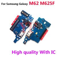 ต้นฉบับสําหรับ Samsung Galaxy M62 M625F SM-M625F SM-M625F / DS USB พอร์ตชาร์จแท่นชาร์จปลั๊กเชื่อมต่อบอร์ด Flex Cable