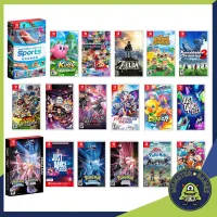 Nintendo Switch Sports , Kirby , Mario Kart , Zelda , Animal Crossing , Just Dance , Chocobo GP , Triangle Strategy , Pokemon , Mario Strikers , Demon Slayer , Fire Emblem , Bayonetta 3 , Xenoblade 3 Nintendo Switch Game แผ่นแท้ (รวมเกมส์)