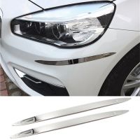 【CW】Car Bumper Protector Stainless Steel Trim Anti Scratch Anti-collision Front Rear Bumper Corner Guard Decorative Protection Strip