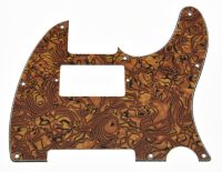 KR- TL Style Humbucker Guitar Pickguard Scratch Plate Tiger Stripe